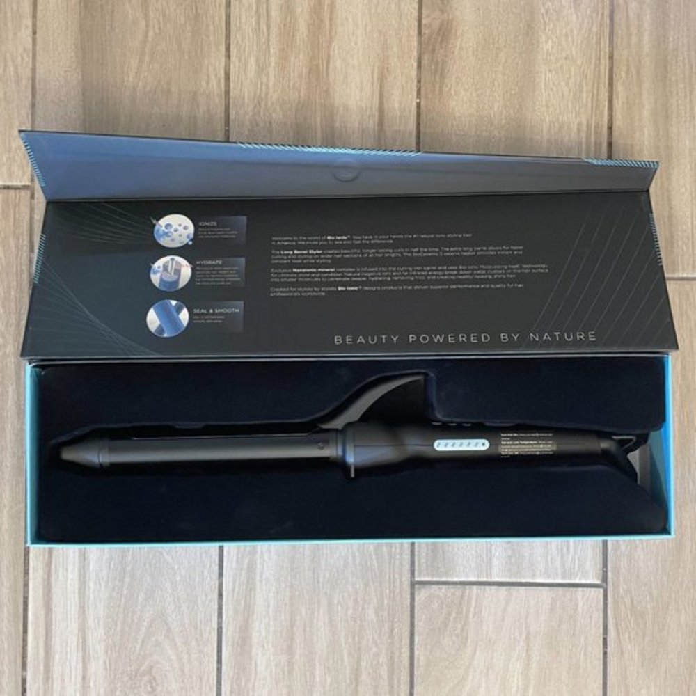 Bio Ionic 1.25” Long Barrel Curling Iron